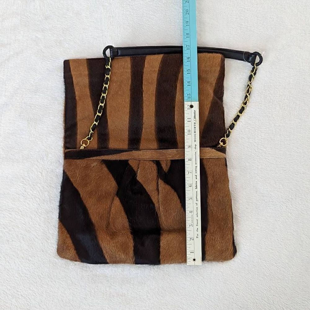 Justified Hunt Evil Eye Natural Hair on Hide Purse - Picture 3 of 12
